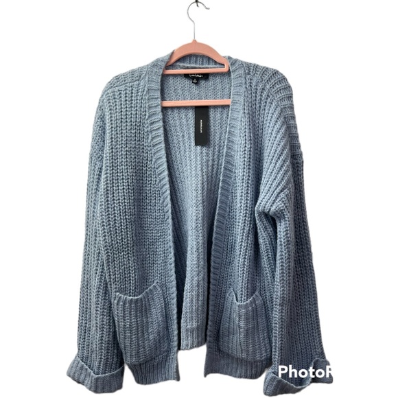 Lulus Sweaters - - Lulus baby blue cardigan size S NWT